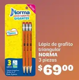 Soriana Híper Norma lápiz de grafito triangular oferta