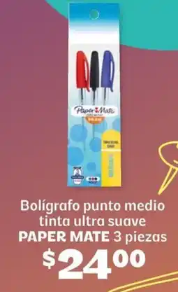 Soriana Híper Paper mate bolígrafo punto medio tinta ultra suave oferta
