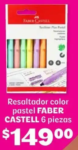Soriana Híper Faber castell resaltador color pastel oferta