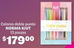 Soriana Híper Norma kiut colores doble punta oferta