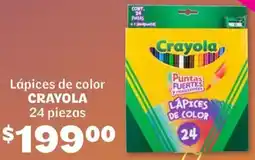 Soriana Híper Crayola lápices de color oferta
