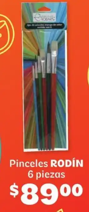 Soriana Híper Rodín pinceles oferta