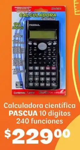 Pascua calculadora científica