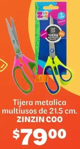 Soriana Híper Zinzin coo tijera metalica multiusos oferta
