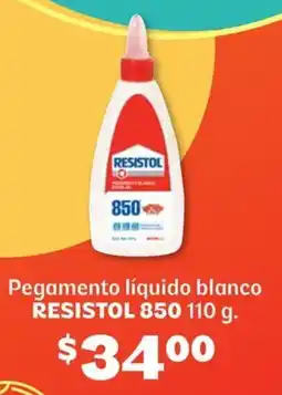 Soriana Híper Resistol 850 pegamento líquido blanco oferta