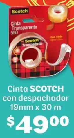 Soriana Híper Scotch cinta con despachador oferta