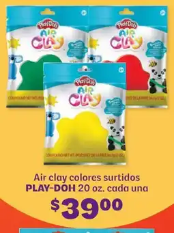 Soriana Híper Play-doh air clay colores surtidos oferta
