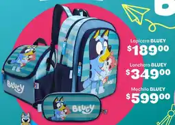 Soriana Híper Bluey lonchera oferta