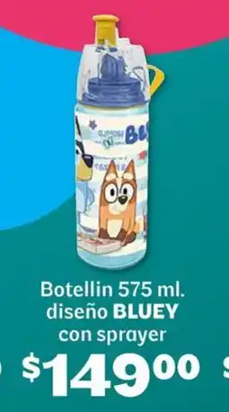 Soriana Híper Bluey botellin diseño con sprayer oferta
