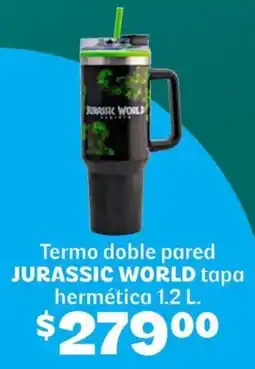 Soriana Híper Jurassic world termo doble pared tapa hermética oferta