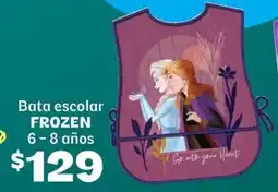 Soriana Híper Frozen bata escolar oferta