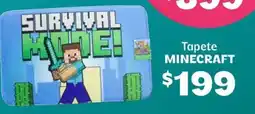 Soriana Híper Minecraft tapete oferta