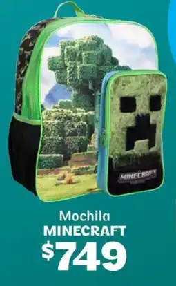 Soriana Híper Minecraft mochila oferta
