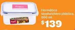 Soriana Híper Popit! hermético sandwichera plástico oferta