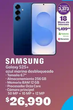 Soriana Híper Samsung galaxy S25+ oferta