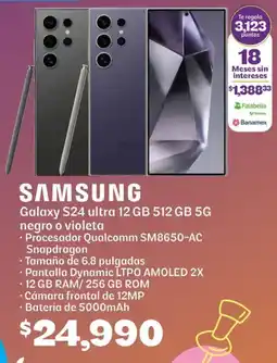 Soriana Híper Samsung galaxy S24 ultra oferta