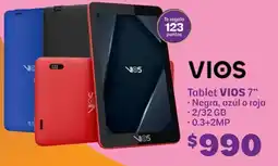 Soriana Híper Vios tablet 7" oferta