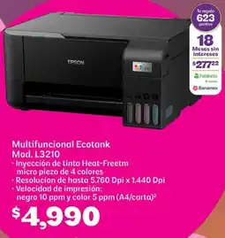 Soriana Híper Epson multifuncional ecotank oferta