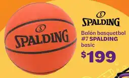 Soriana Híper Spalding balón basquetbol #7 basic oferta