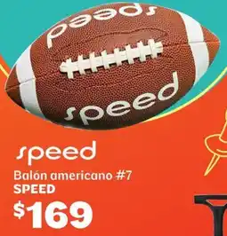 Soriana Híper Speed balón americano #7 oferta