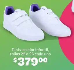 Soriana Híper Tenis escolar infantil oferta