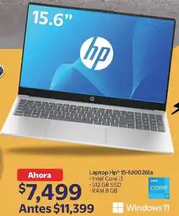 Walmart Hp laptop 15.6" oferta