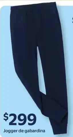 Walmart Jogger de gabardina oferta