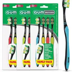 Farmacias YZA Gum Cepillo Dental Multi Clean 1Pz oferta
