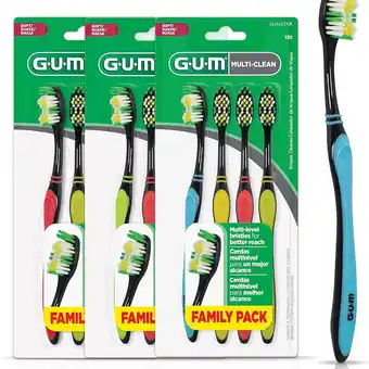 Farmacias YZA Gum Cepillo Dental Multi Clean 1Pz oferta