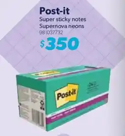 Sam's Club Post-it Super sticky notes Supernova neons oferta