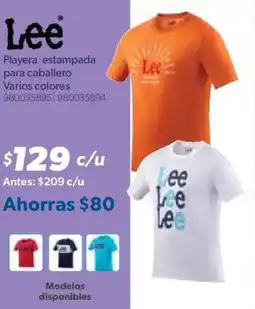 Sam's Club Lee playera estampida para caballero oferta