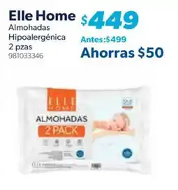 Sam's Club Elle Home Almohadas Hipoalergénica oferta