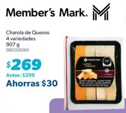 Sam's Club Charola de Quesos oferta