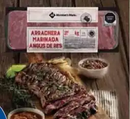 Sam's Club Arrachera marinada angus oferta