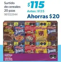 Sam's Club Surtido de cereales oferta