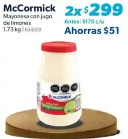 Sam's Club Mccormick mayonesa con jugo oferta