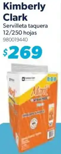 Sam's Club Kimberly Clark servilleta taquera oferta