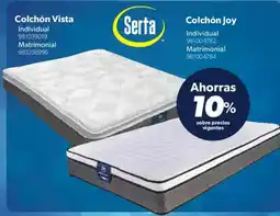 Sam's Club Serta Colchón Vista o Joy oferta