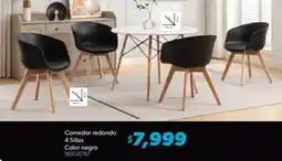 Sam's Club Comedor redondo 4 sillas oferta