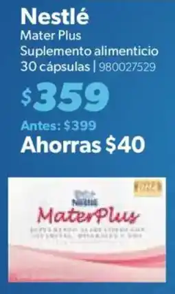 Sam's Club Nestlé Mater Plus oferta