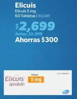 Sam's Club Elicuis 5 mg oferta