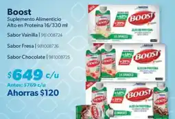 Sam's Club Boost suplemento alimenticio oferta