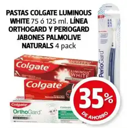 Farmacias Guadalajara Colgate Luminous White o Orthogard y Periogard oferta
