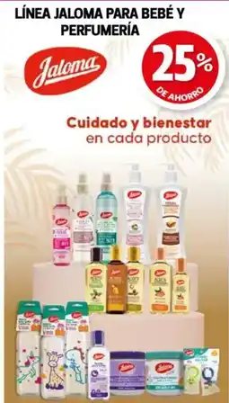 Farmacias Guadalajara Línea jaloma para bebé y perfumería oferta