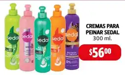 Farmacias Guadalajara Sedal cremas para peinar oferta