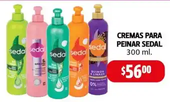 Farmacias Guadalajara Sedal cremas para peinar oferta