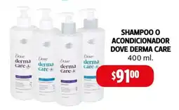 Farmacias Guadalajara Dove Derma Care shampoo o acondicionador oferta