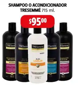 Farmacias Guadalajara TRESemmé shampoo o acondicionador oferta