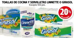 Farmacias Guadalajara Toallas de cocina y servilletas linnette o girasol oferta