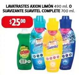 Farmacias Guadalajara Lavatrastes axion limón o Suavitel complete oferta